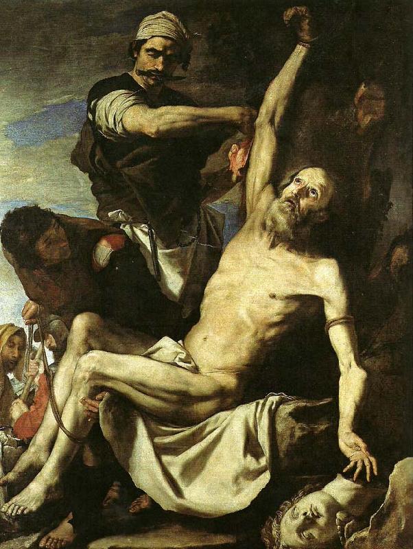 Jusepe de Ribera hans atelje. oil painting image